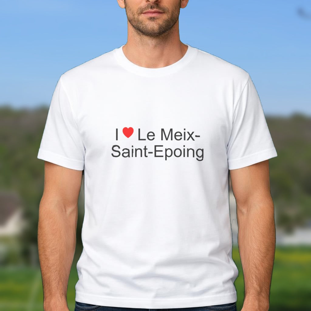 T-shirt I love le meix-saint-epoing