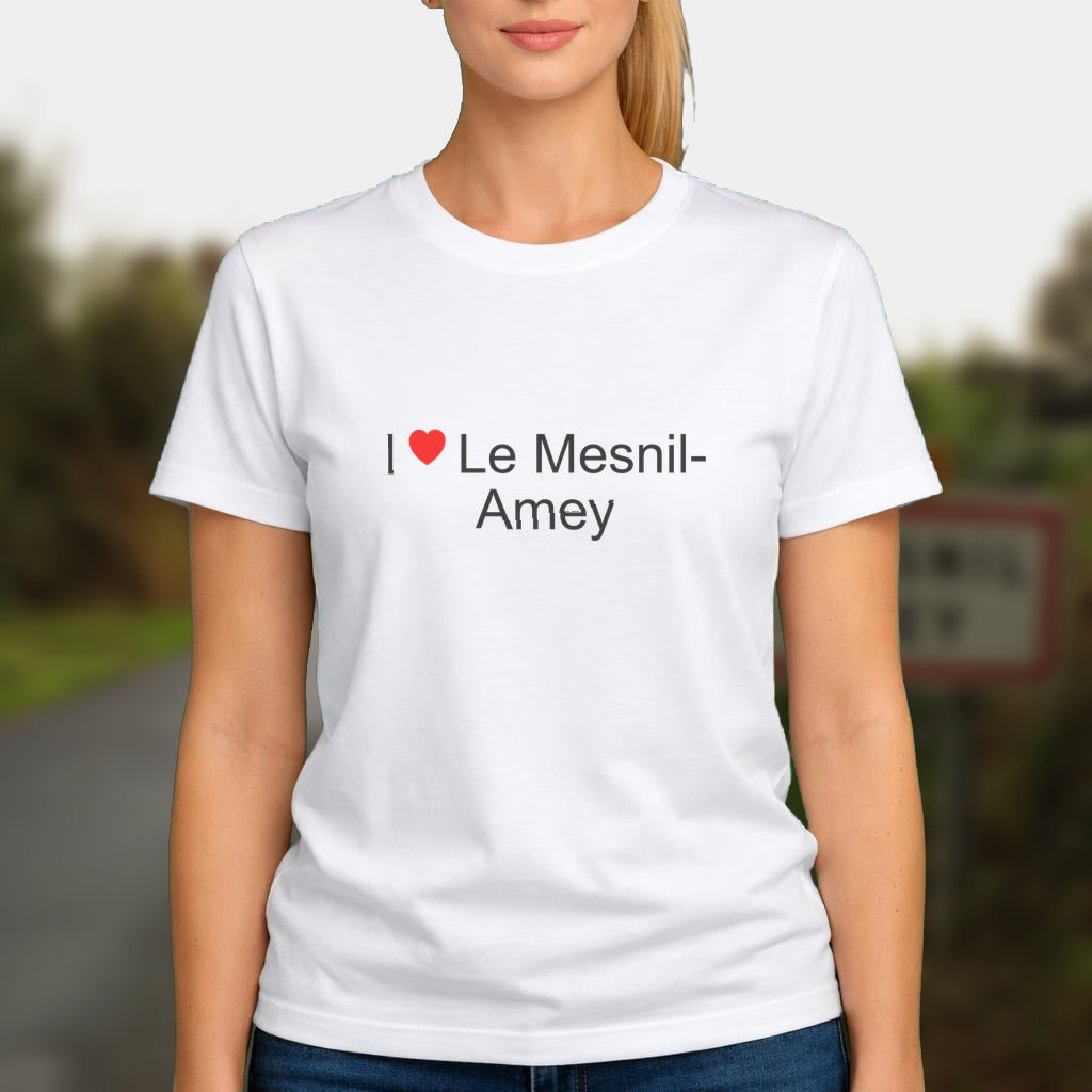 T-shirt I love le mesnil-amey