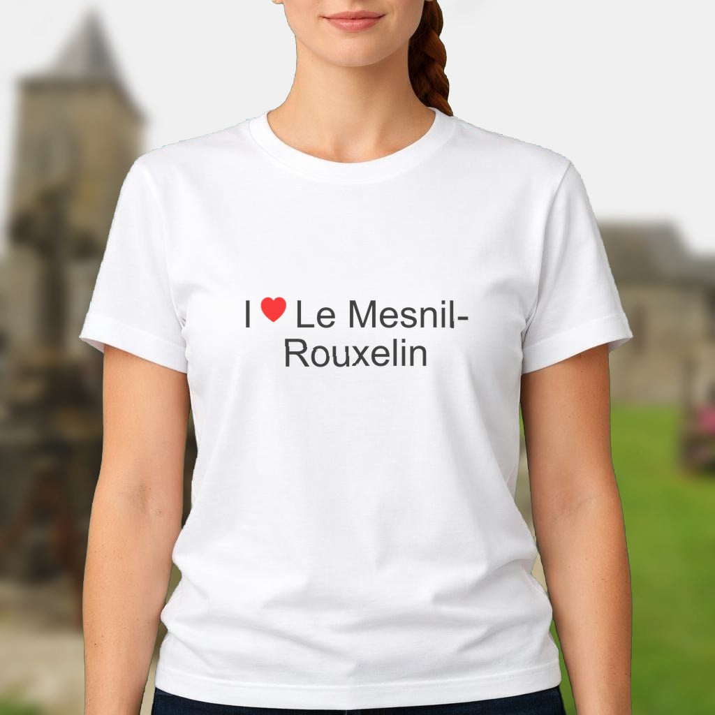 T-shirt I love le mesnil-rouxelin