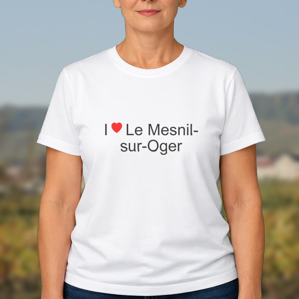 T-shirt I love le mesnil-sur-oger