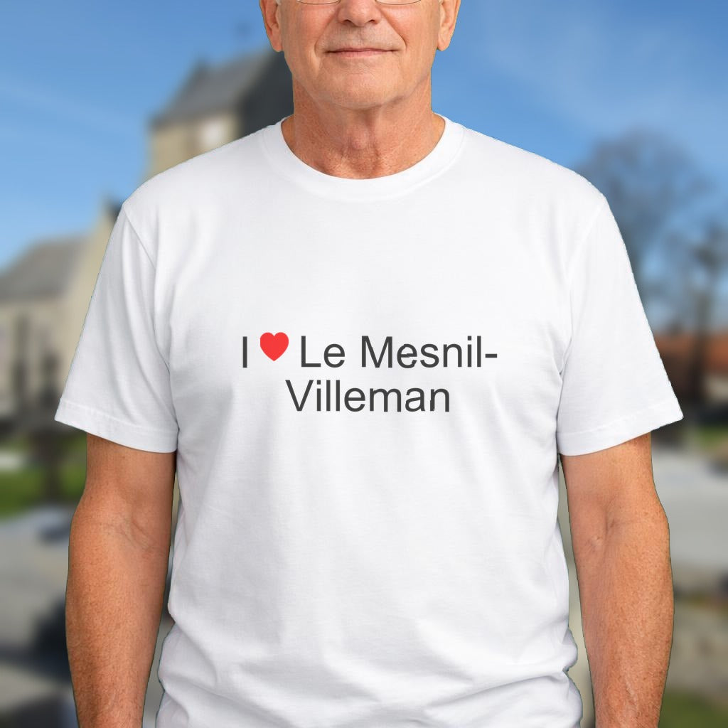 T-shirt I love le mesnil-villeman