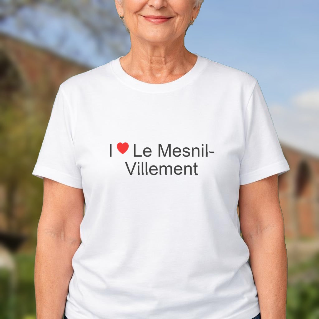 T-shirt I love le mesnil-villement