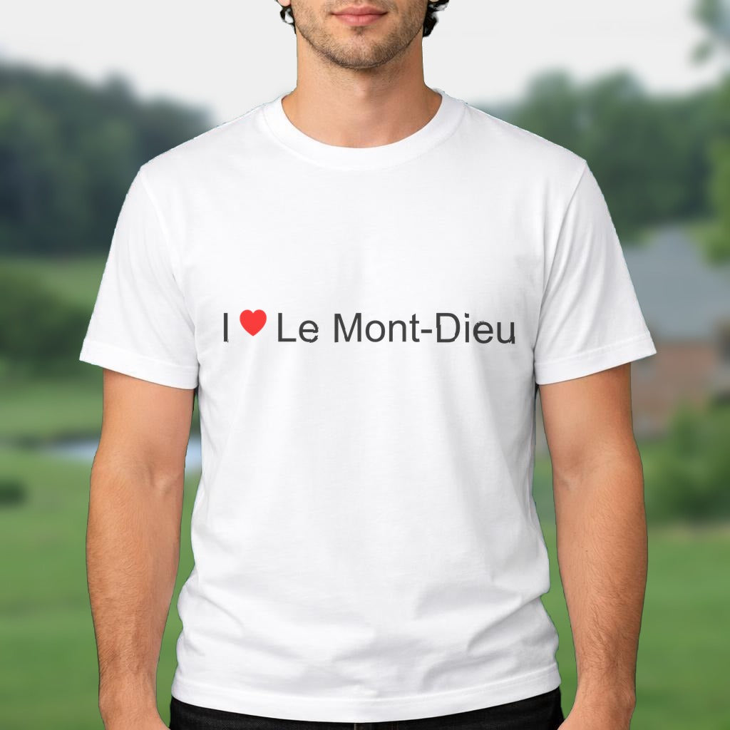T-shirt I love le mont-dieu
