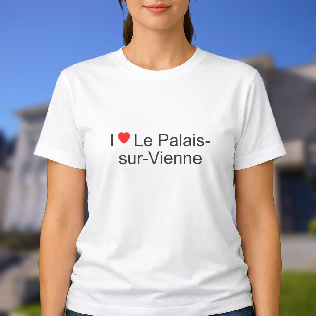 T-shirt I love le palais-sur-vienne