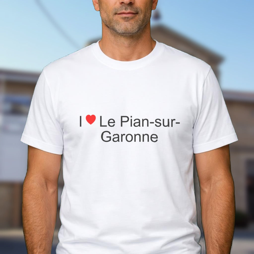 T-shirt I love le pian-sur-garonne