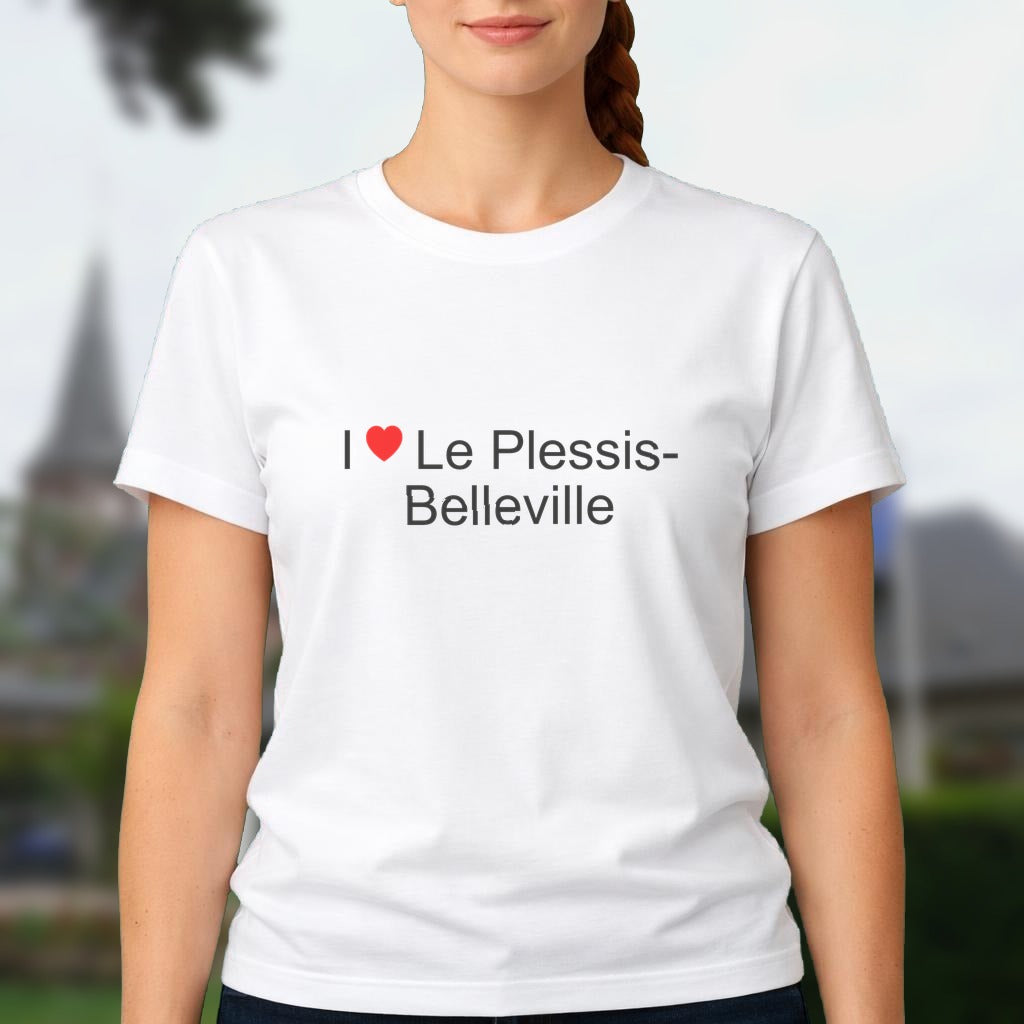 T-shirt I love le plessis-belleville
