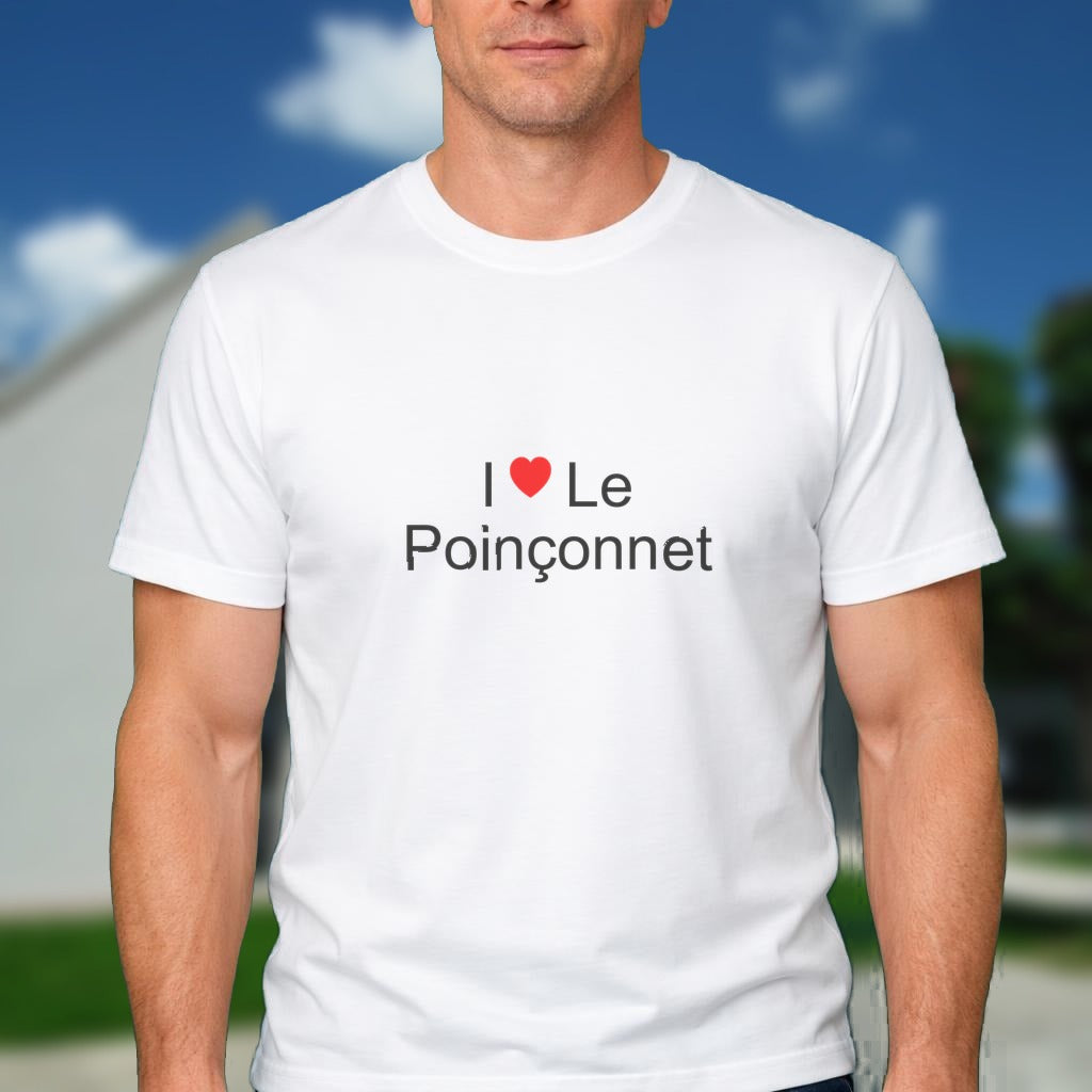 T-shirt I love le poinçonnet