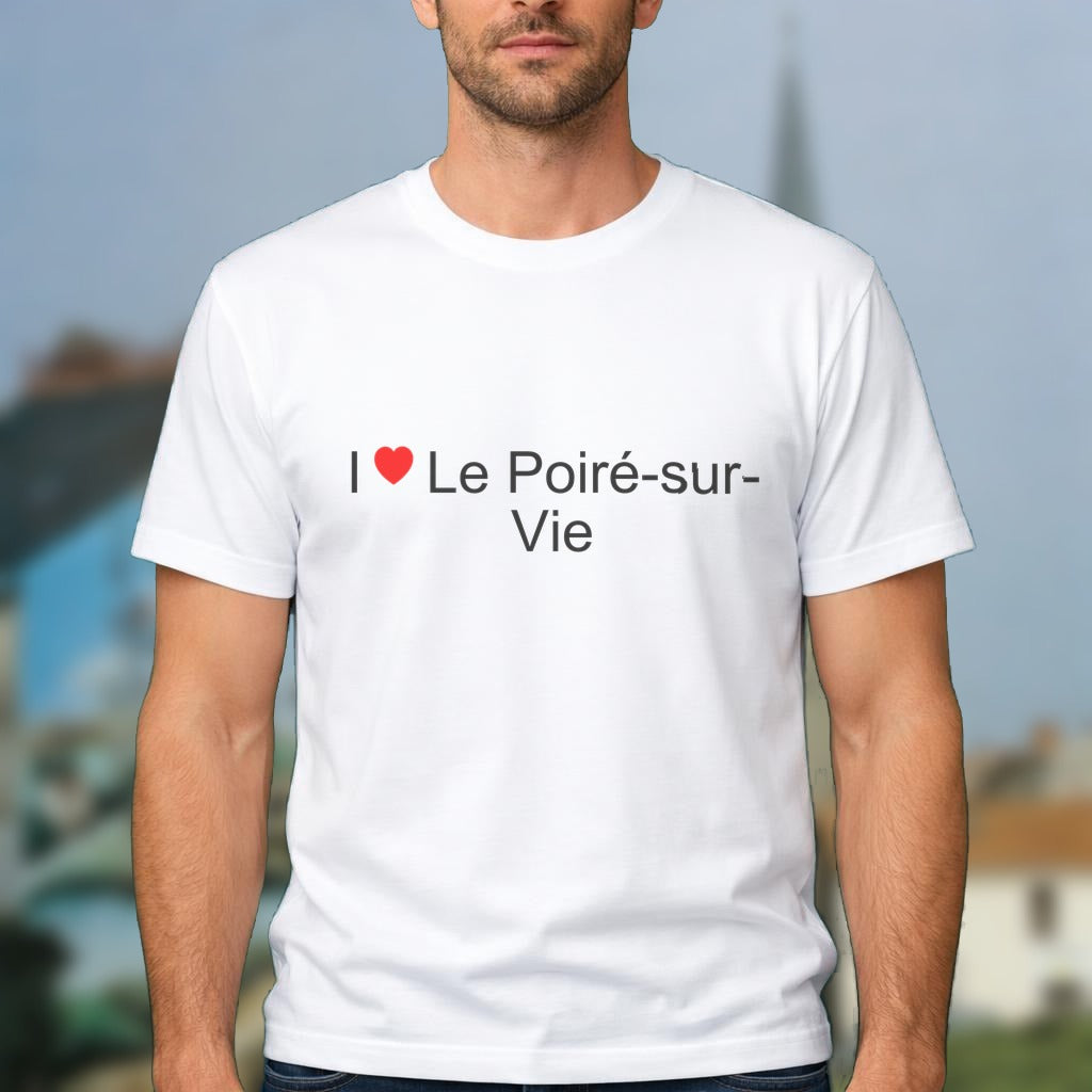 T-shirt I love le poiré-sur-vie