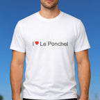 T-shirt I love le ponchel
