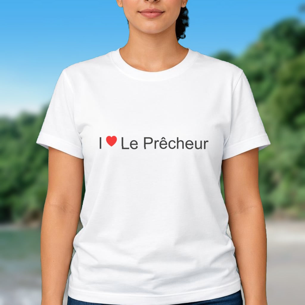 T-shirt I love le prêcheur