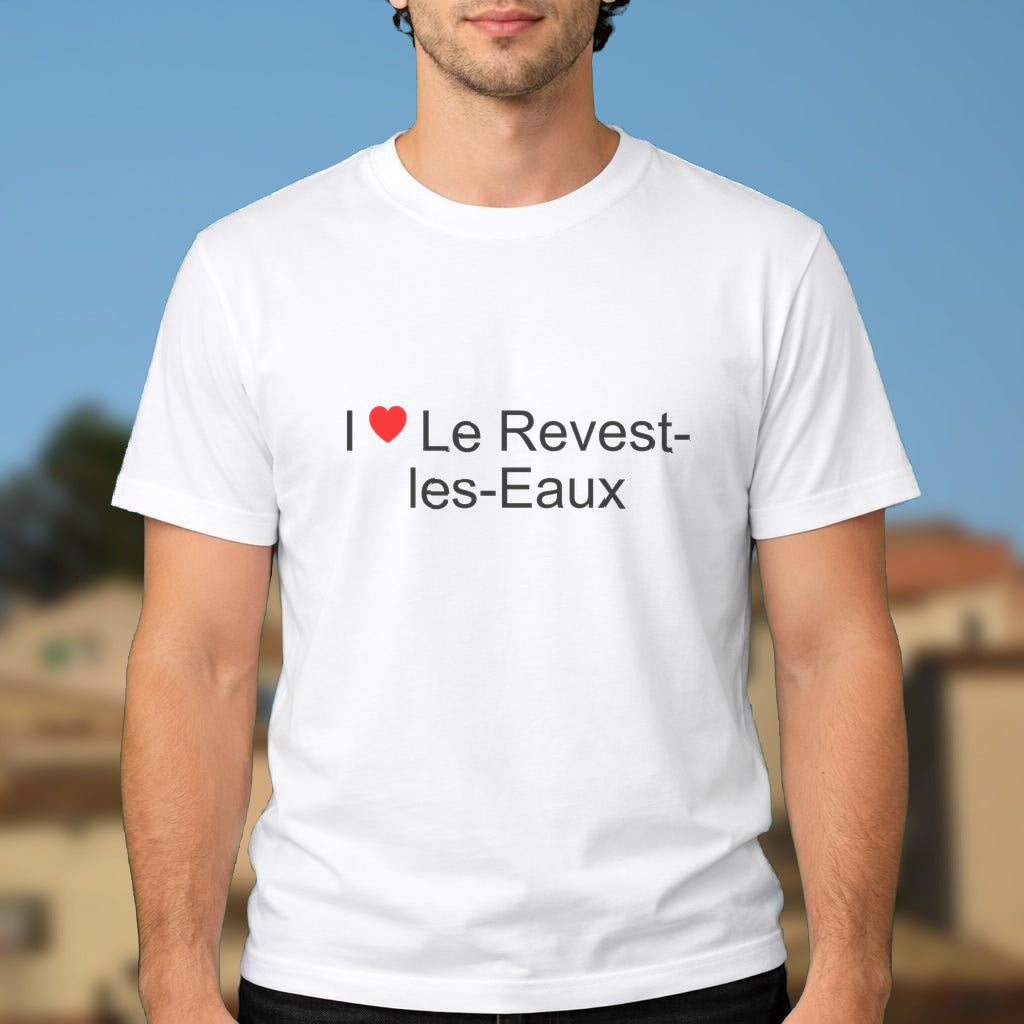T-shirt I love le revest-les-eaux