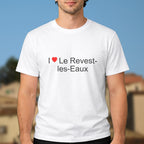 T-shirt I love le revest-les-eaux