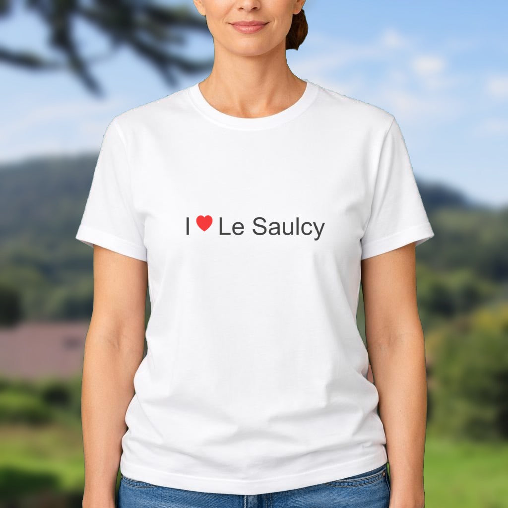 T-shirt I love le saulcy
