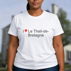 T-shirt I love le theil-de-bretagne