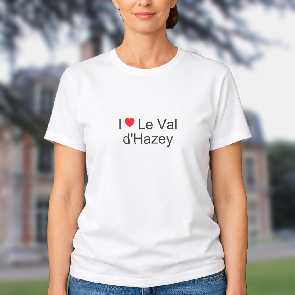 T-shirt I love le val d'hazey