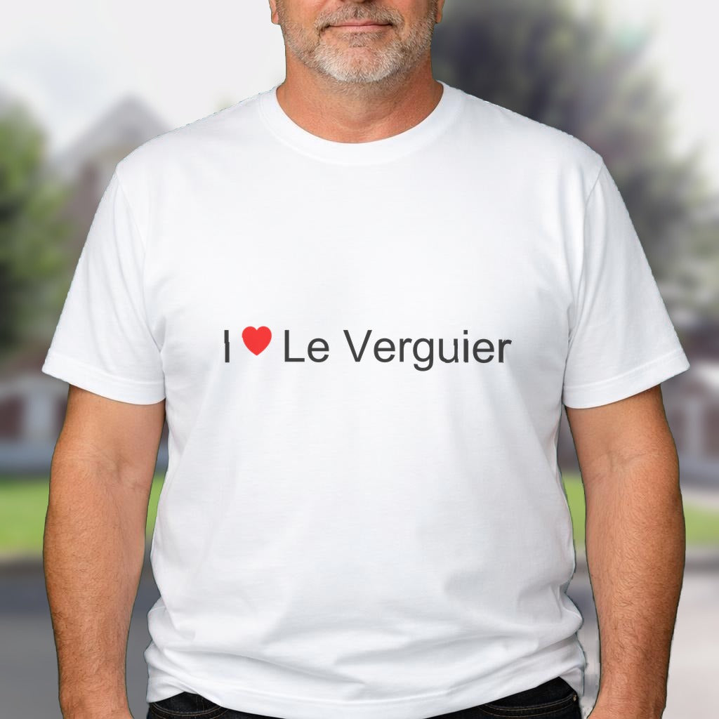 T-shirt I love le verguier