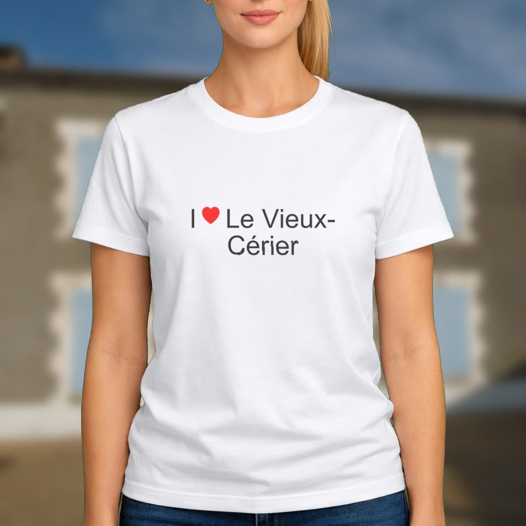 T-shirt I love le vieux-cérier