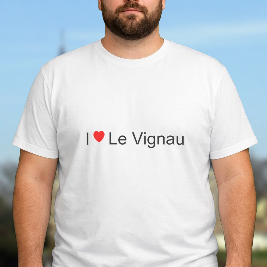 T-shirt I love le vignau