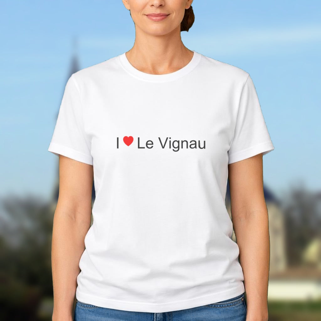 T-shirt I love le vignau
