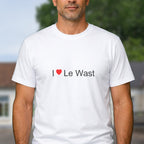 T-shirt I love le wast