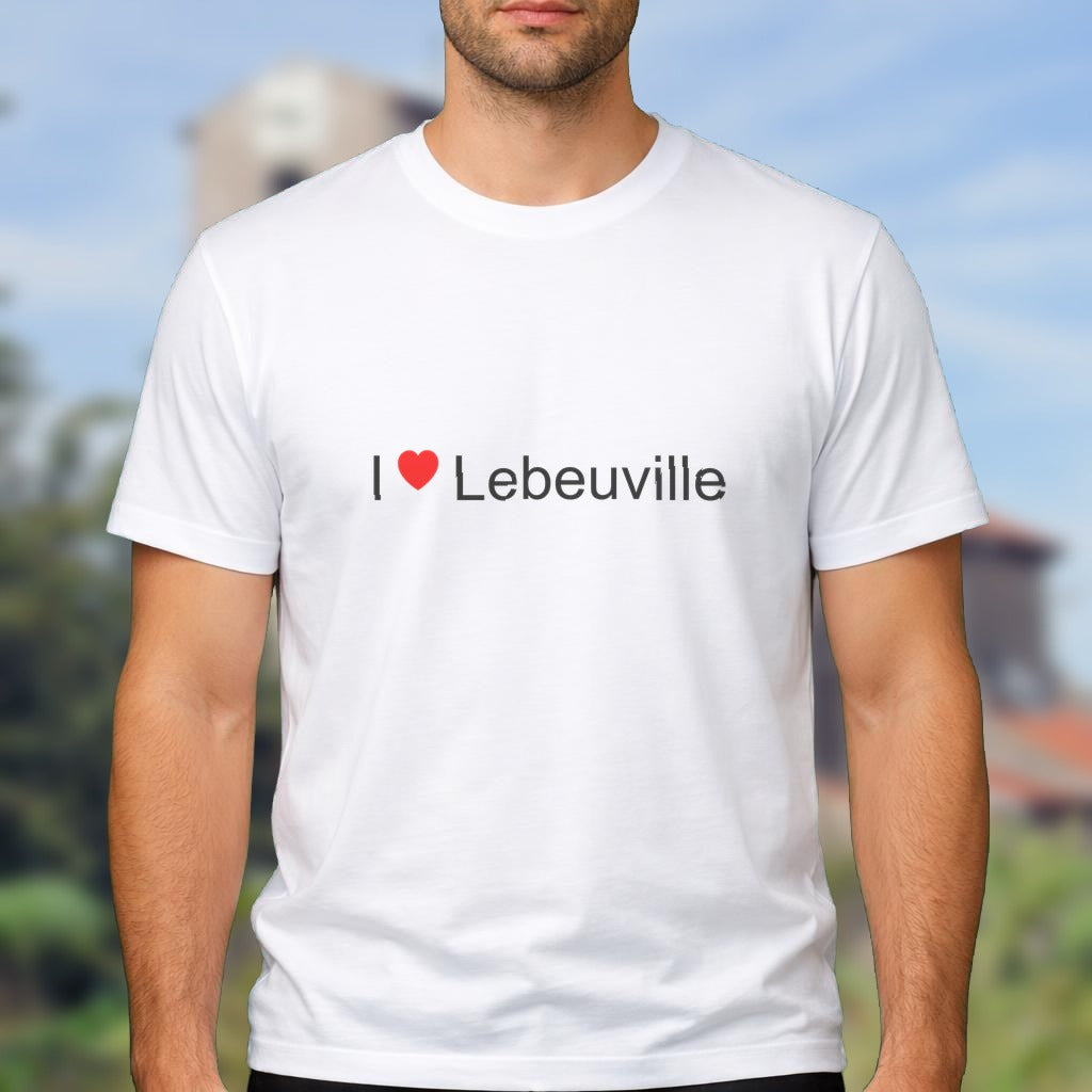 T-shirt I love lebeuville
