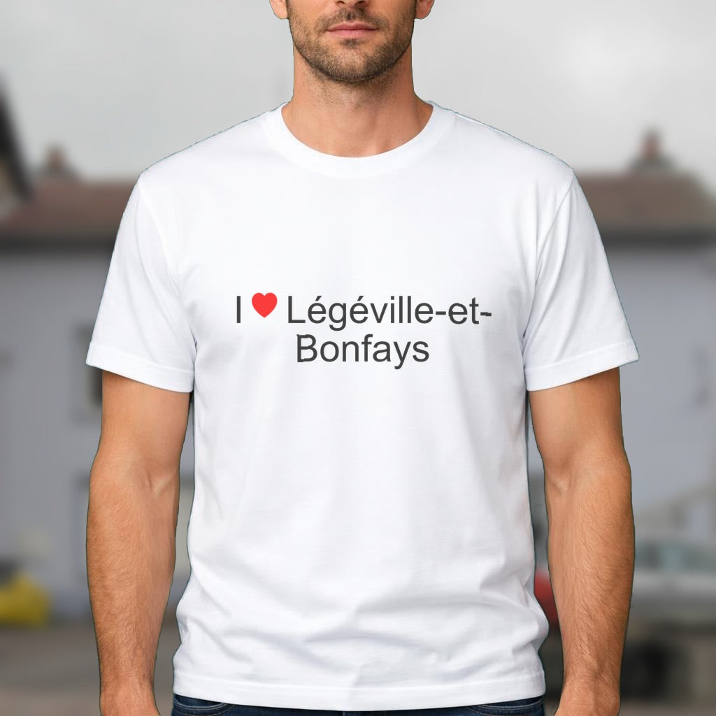 T-shirt I love légéville-et-bonfays