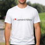 T-shirt I love leménil-mitry