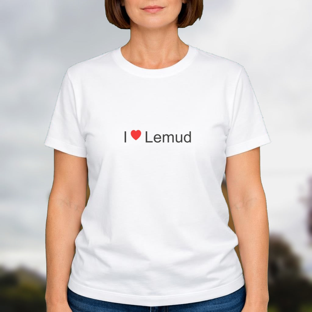 T-shirt I love lemud