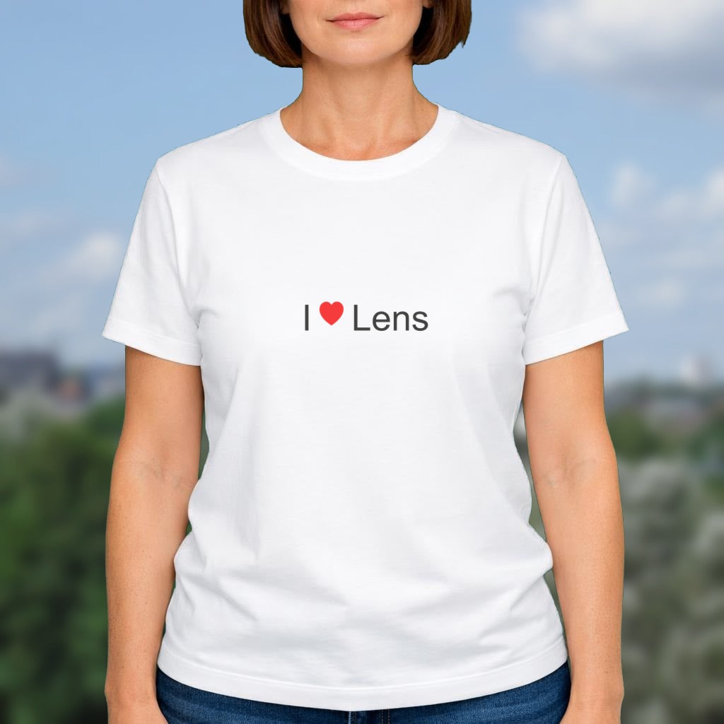 T-shirt I love lens
