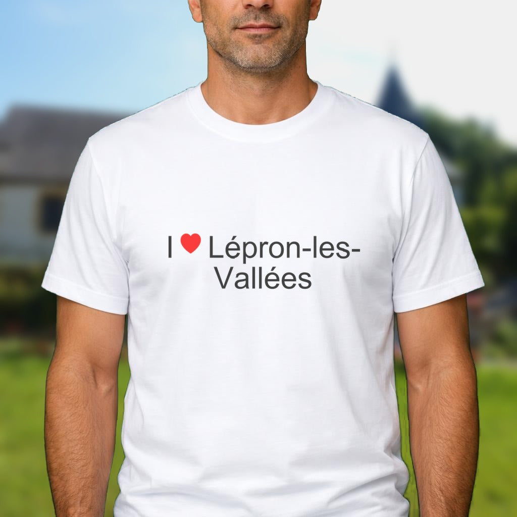 T-shirt I love lépron-les-vallées