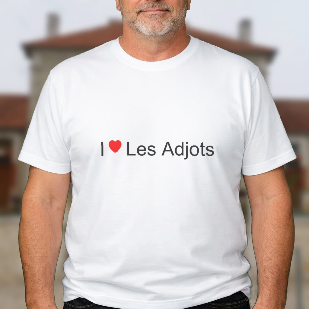 T-shirt I love les adjots