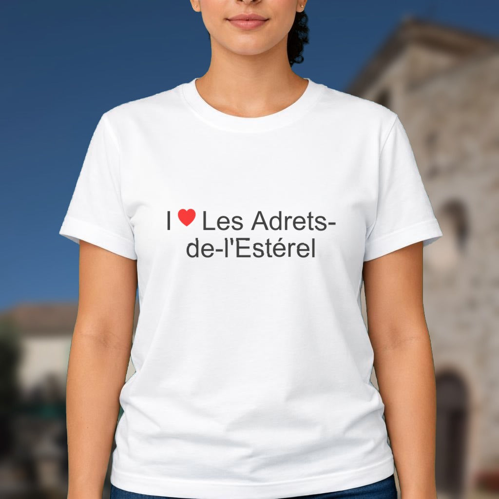 T-shirt I love les adrets-de-l'estérel