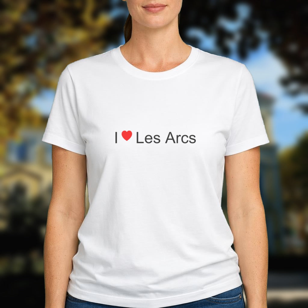 T-shirt I love les arcs
