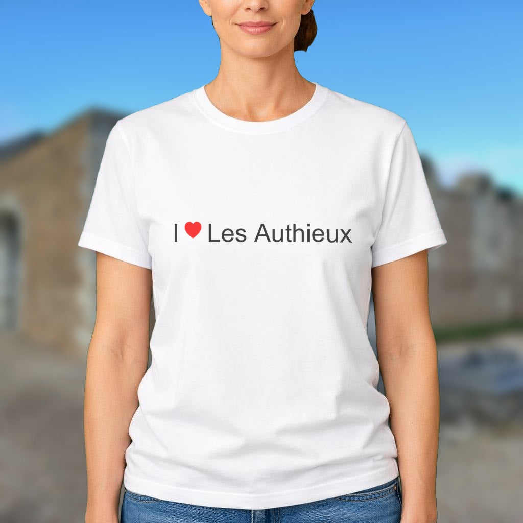 T-shirt I love les authieux