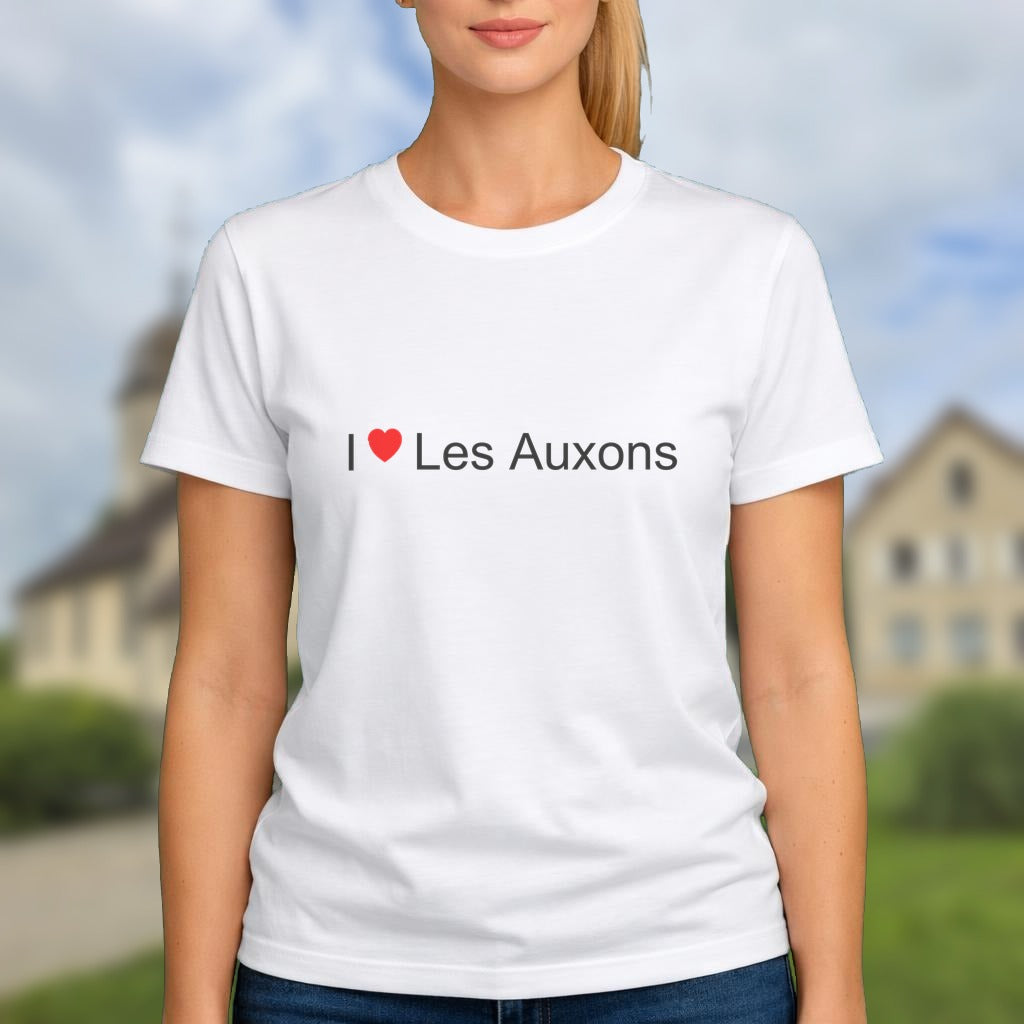 T-shirt I love les auxons