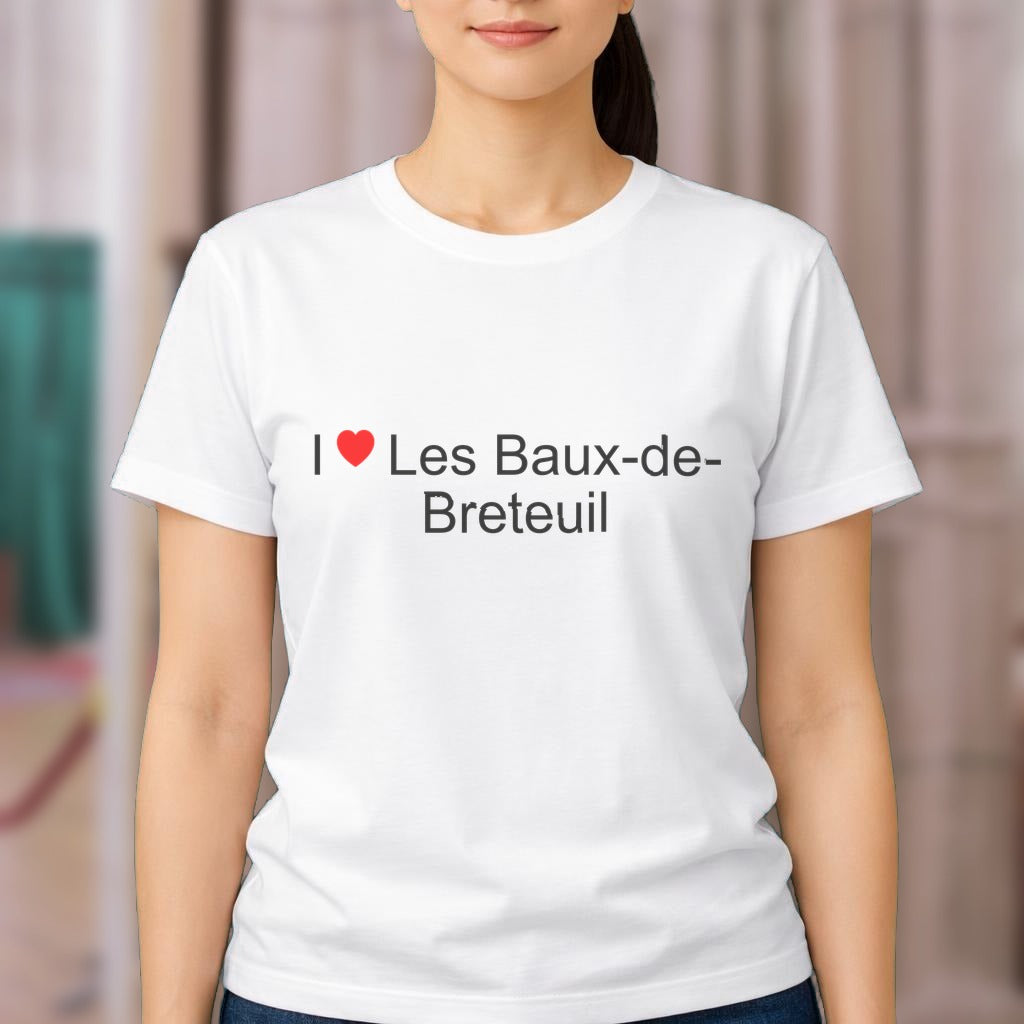 T-shirt I love les baux-de-breteuil