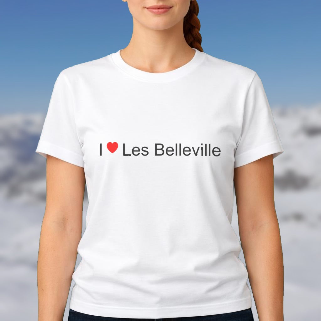 T-shirt I love les belleville