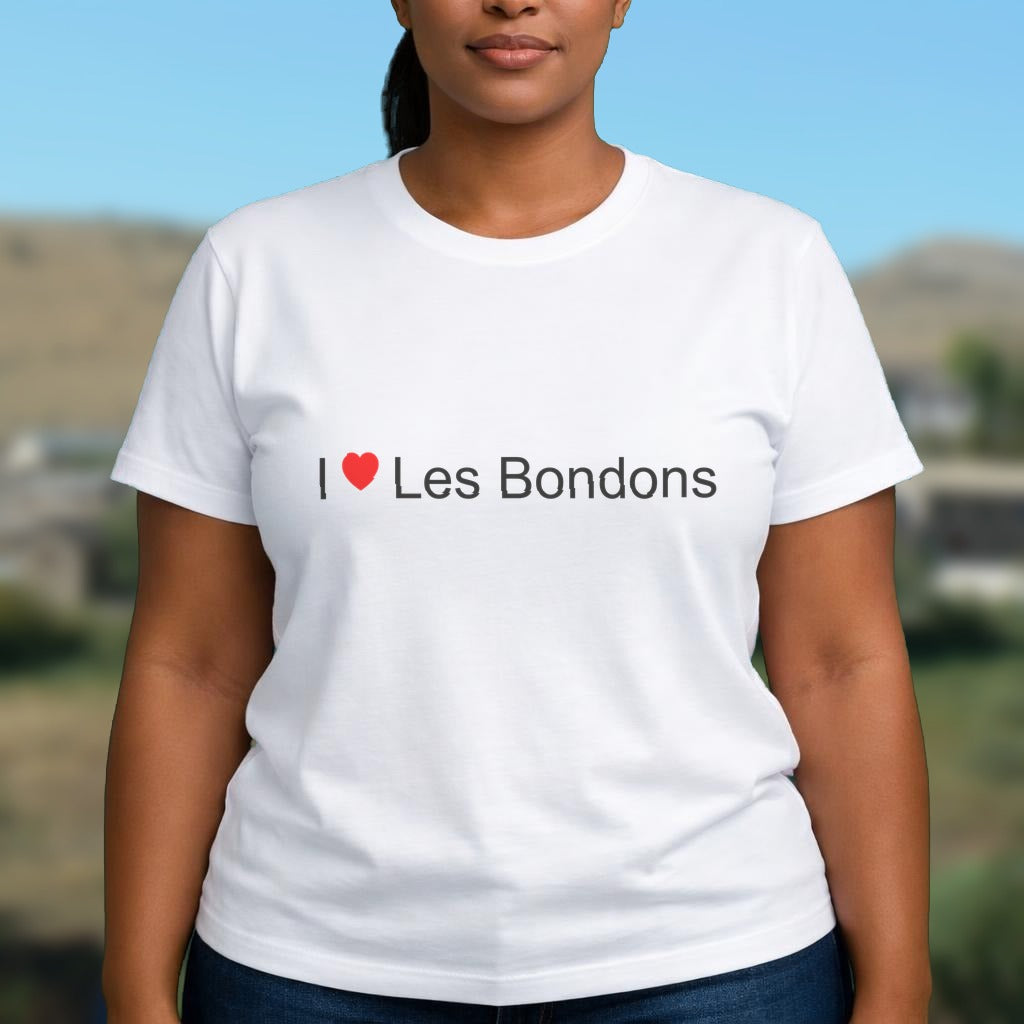T-shirt I love les bondons