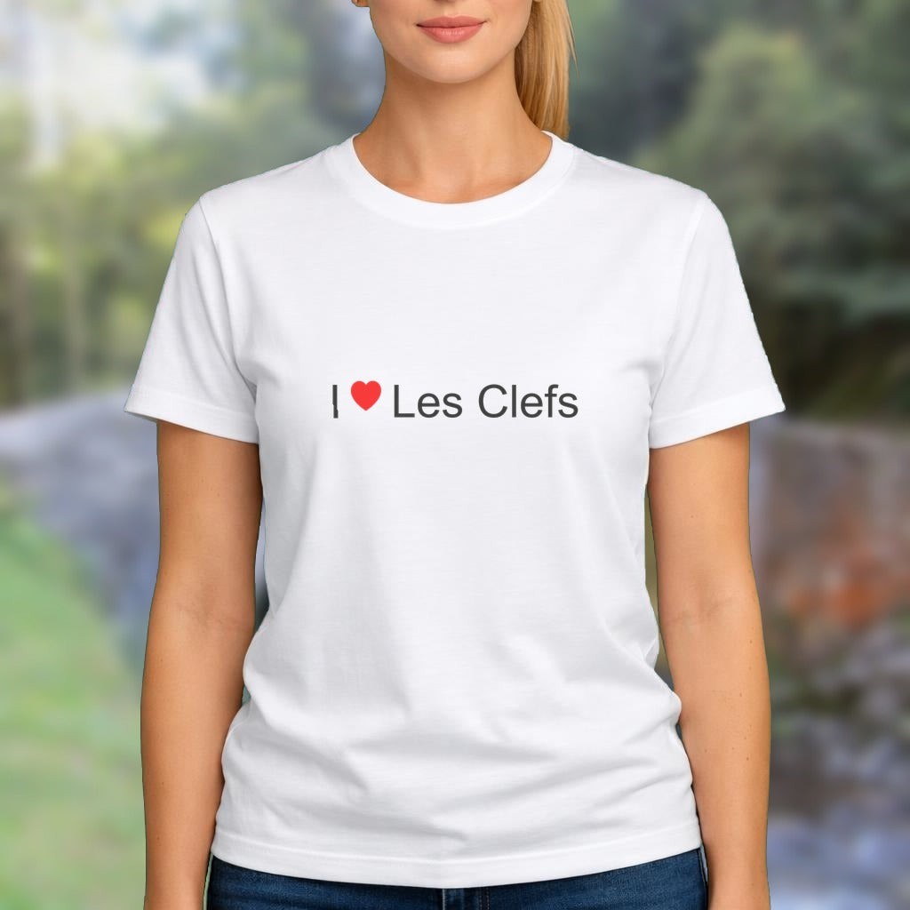 T-shirt I love les clefs