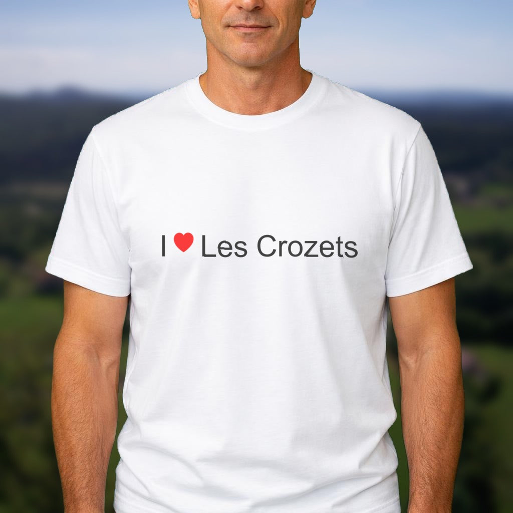 T-shirt I love les crozets