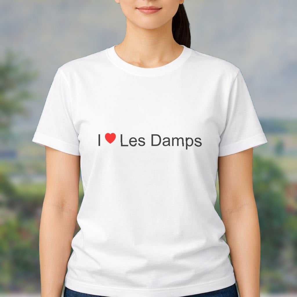 T-shirt I love les damps