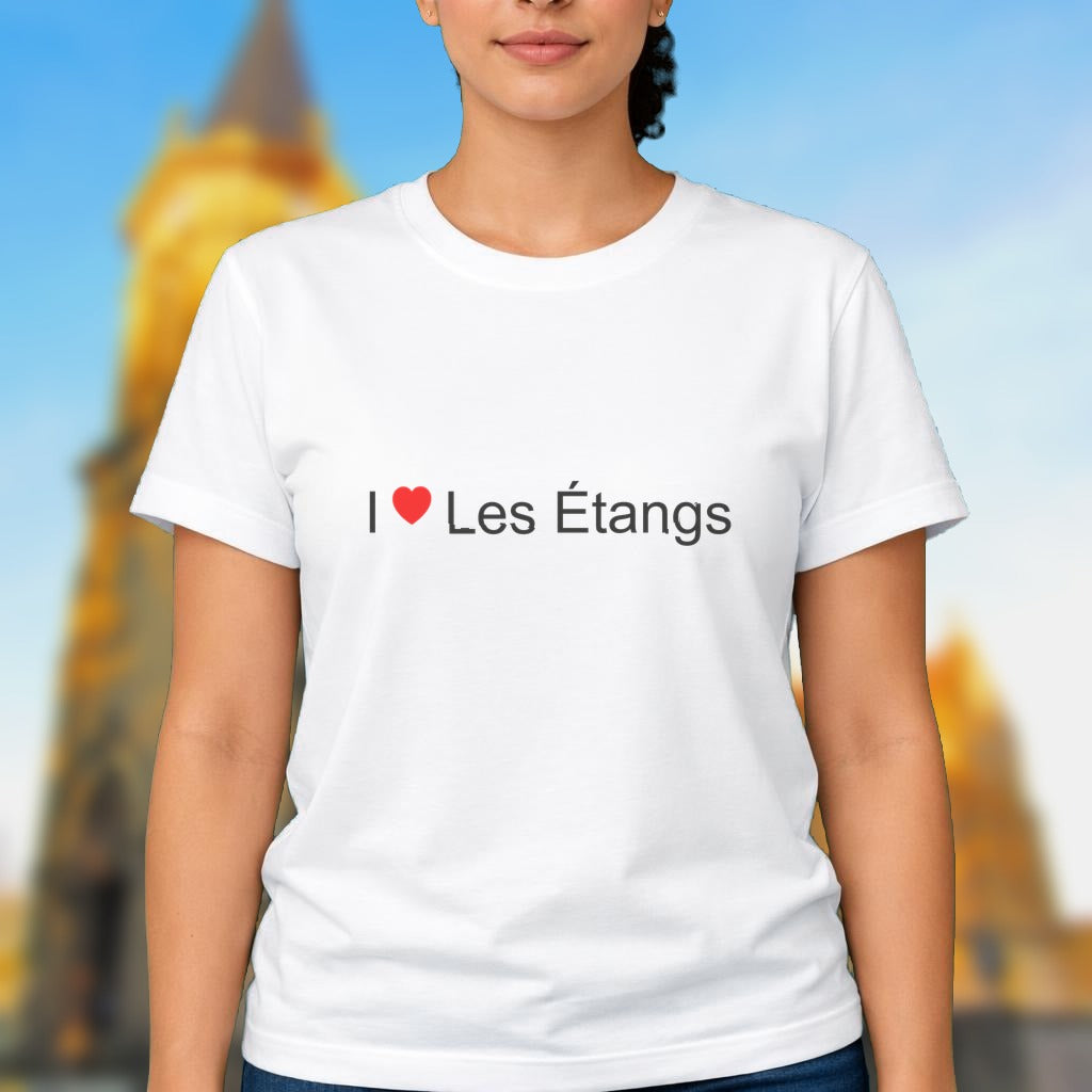 T-shirt I love les étangs
