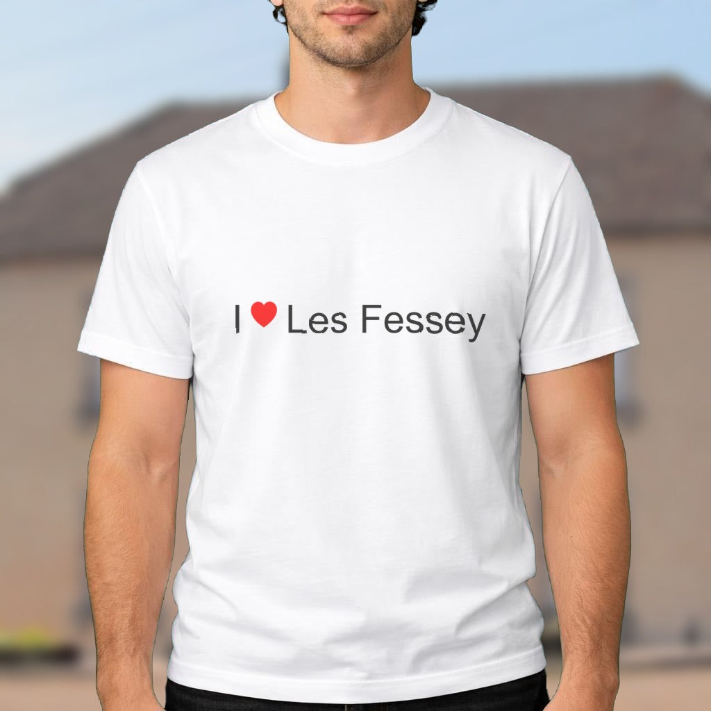 T-shirt I love les fessey
