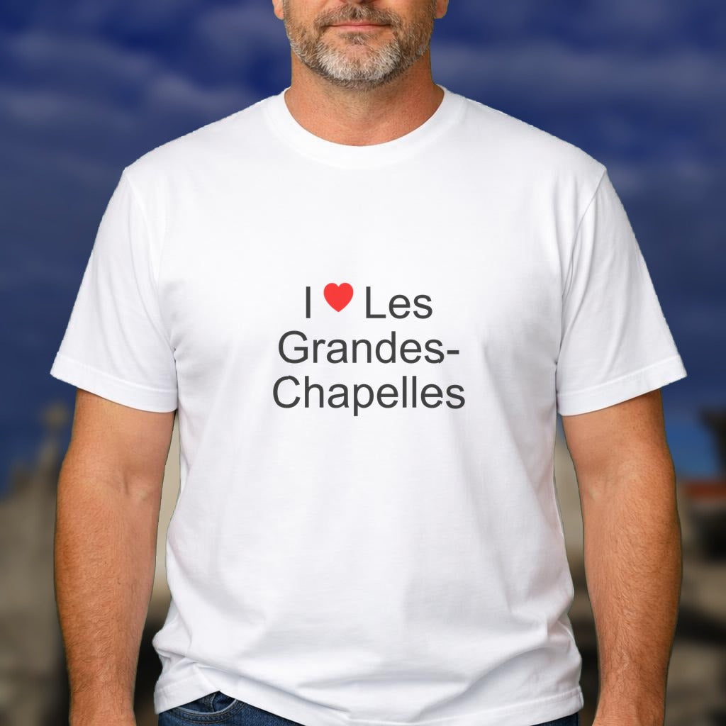 T-shirt I love les grandes-chapelles