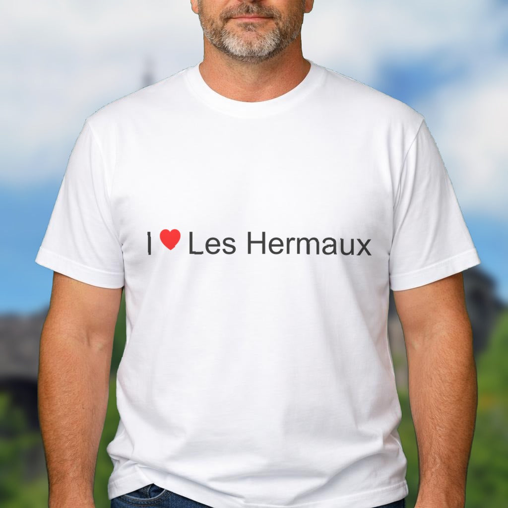 T-shirt I love les hermaux