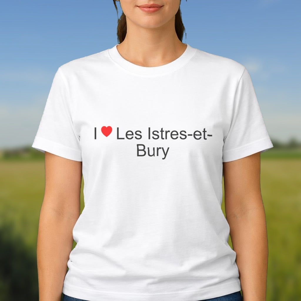 T-shirt I love les istres-et-bury