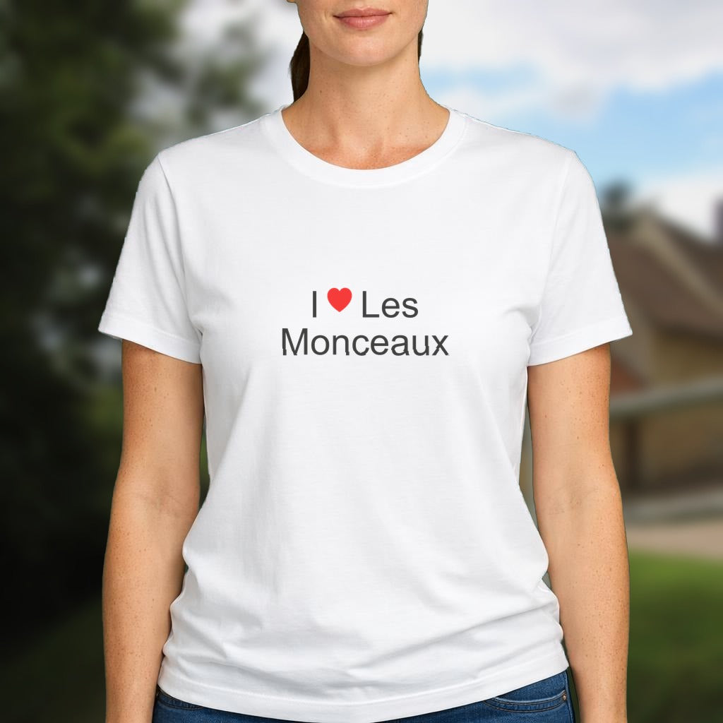 T-shirt I love les monceaux