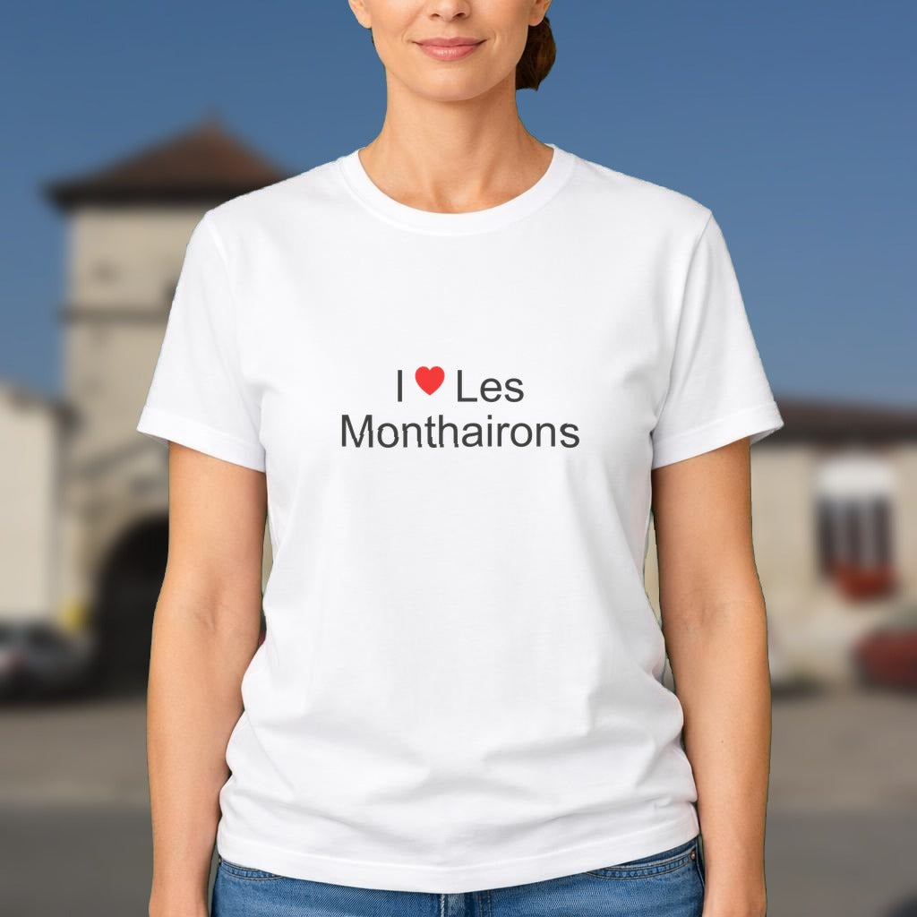T-shirt I love les monthairons
