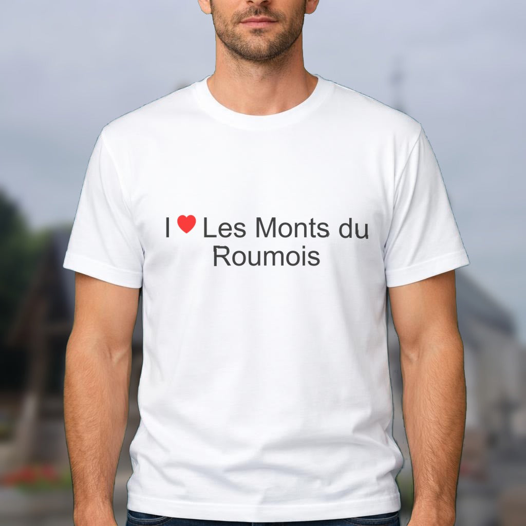 T-shirt I love les monts du roumois