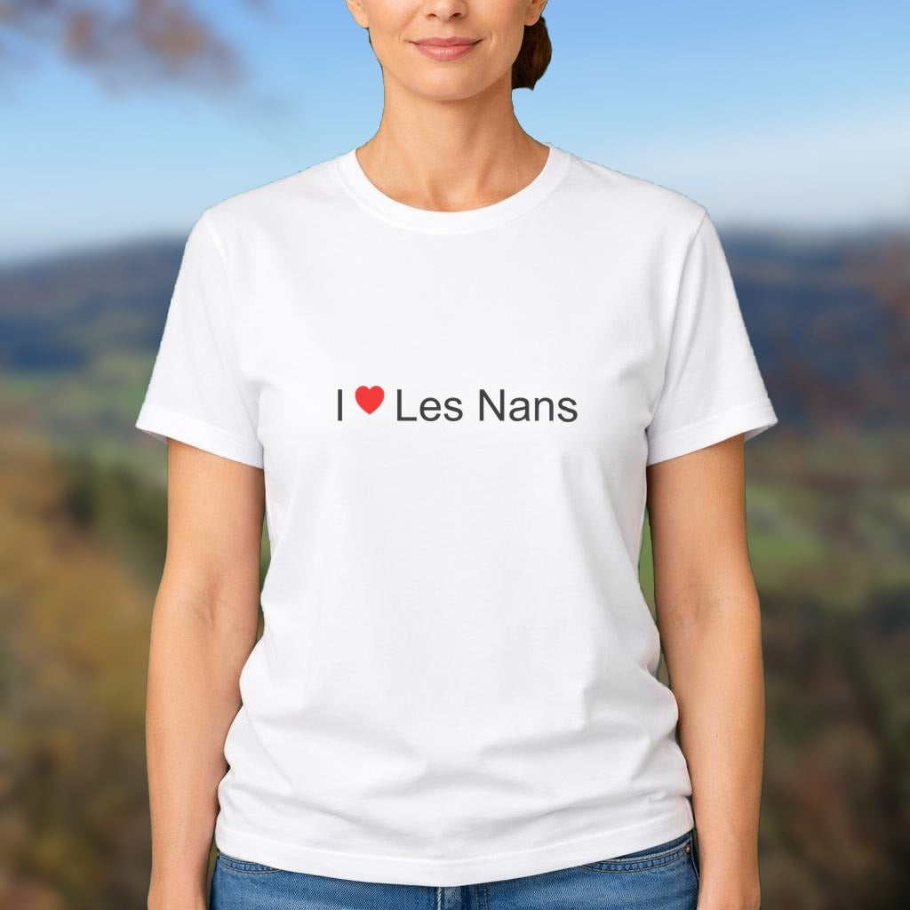 T-shirt I love les nans
